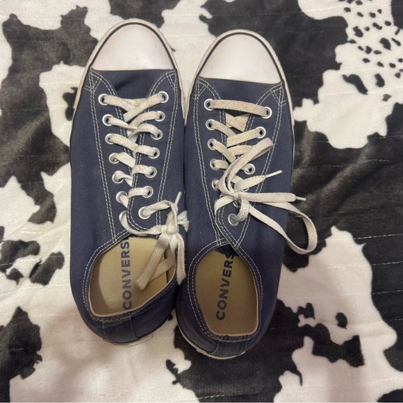 Converse Dark Blue Canvas Shoes - Picture 3 of 5